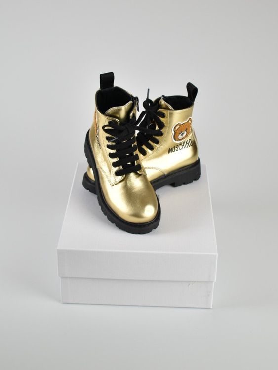 Moschino Kalbslederboots Gr.30, ungetragen - 2ND STORY