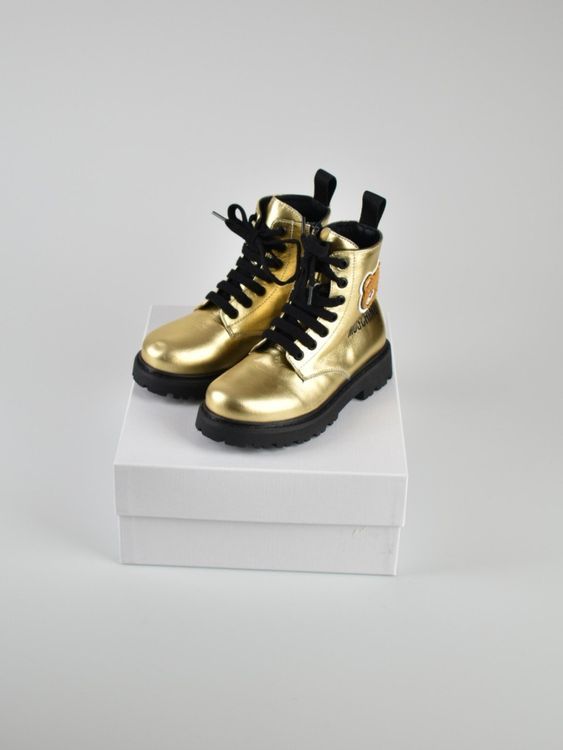 Moschino Kalbslederboots Gr.30, ungetragen - 2ND STORY