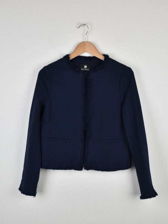 Navyboot Jacke/Blazer Gr.36, ungetragen, dunkelblau - 2ND STORY