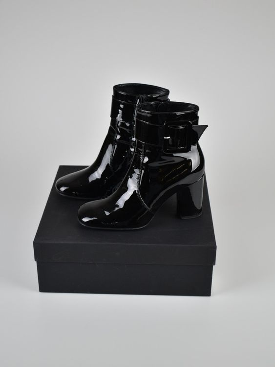 Navyboot Stiefeletten, Lackleder, Gr.39