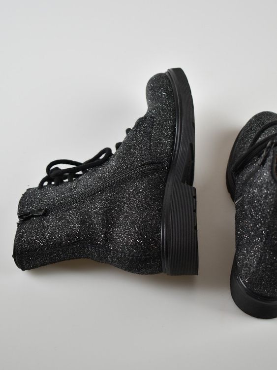 Nero Giardini Boots Gr.38, Schwarz/Glitzer - 2ND STORY