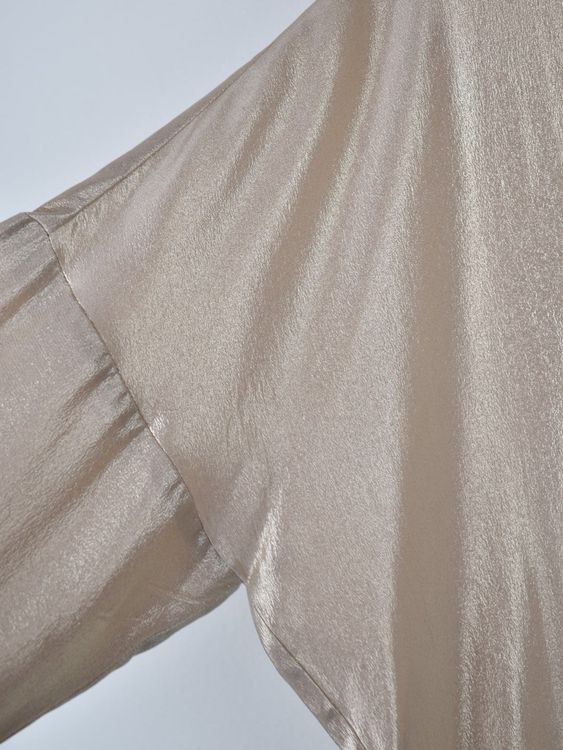 Nice Connection Bluse, gold, 100% Seide, Gr.40 - Bluse - 2ND STORY