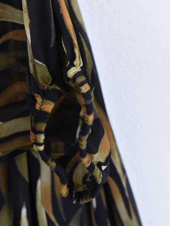 Nile Bluse, Wickeloptik, Gr.L, Viskose - Bluse - 2ND STORY