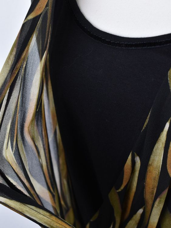 Nile Bluse, Wickeloptik, Gr.L, Viskose - Bluse - 2ND STORY