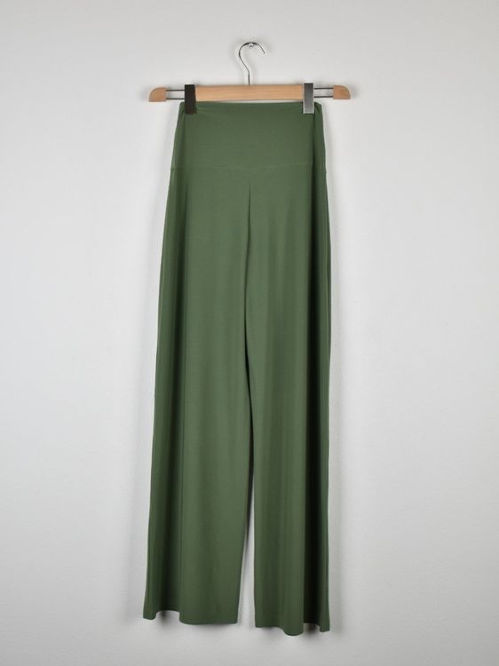 Norma Kamali Stoffhose, weites Bein, Gr.XS - S - Hose - 2ND STORY