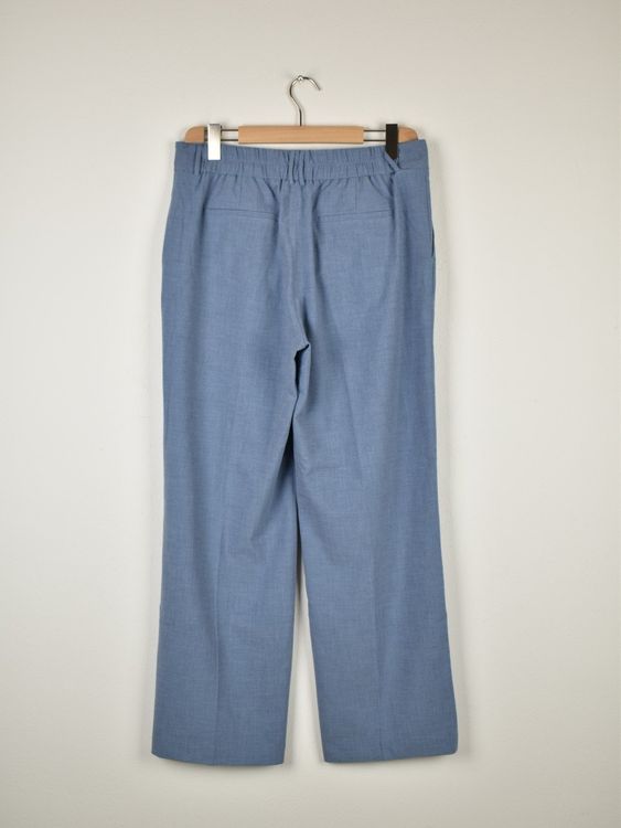 Opus Maiga Bundfaltenhose, Gr.42, blau
