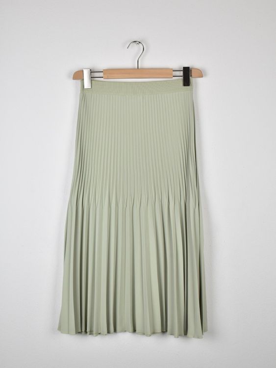 Opus Plissee Rock, hellgrün, Gr.36 - Rock - 2ND STORY