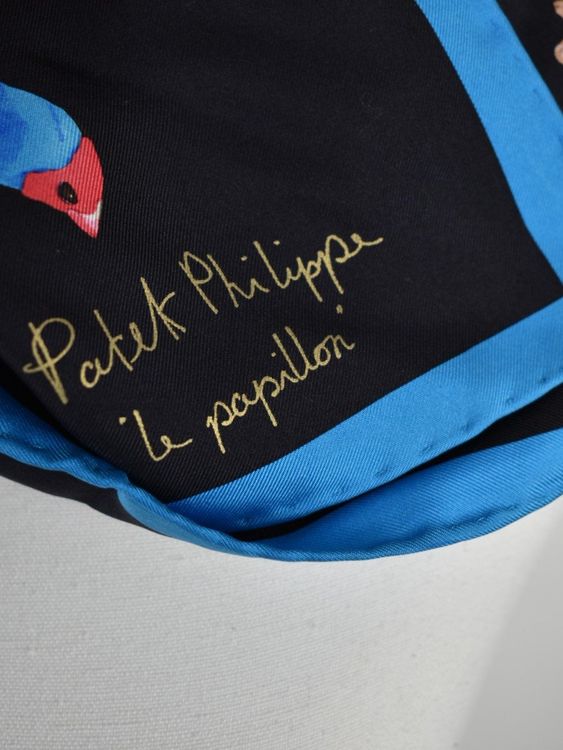 Patek Philippe Foulard "Le Papillon", 100% Seide, neuwertig - Foulard - 2ND STORY