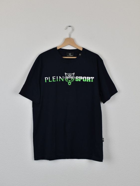 Plein Sport T-Shirt, blau, neuwertig, Gr.XL/XXL - T-Shirt - 2ND STORY