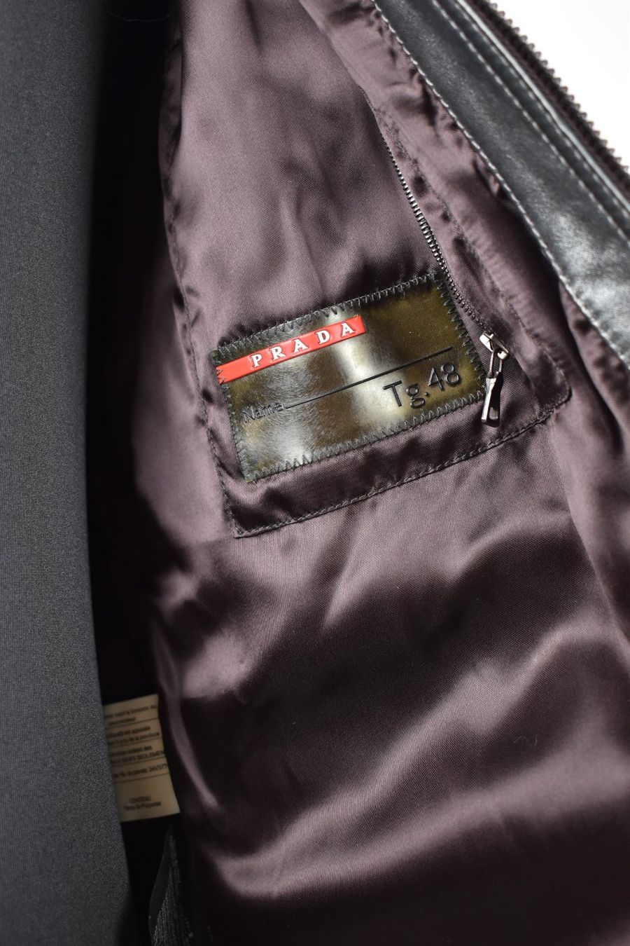 Prada Lederjacke Gr.48 - 2ND STORY