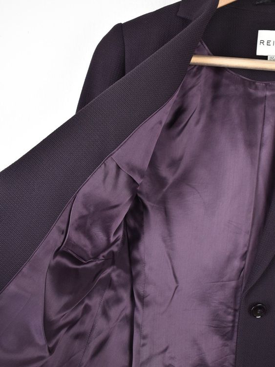 Reiss Blazer Gr.34/36, aubergine, 100% Wolle, neuwertig