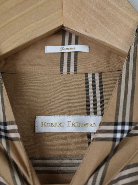 Robert Friedman Bluse Gr.XS, oversized, Baumwolle & Seide - 2ND STORY