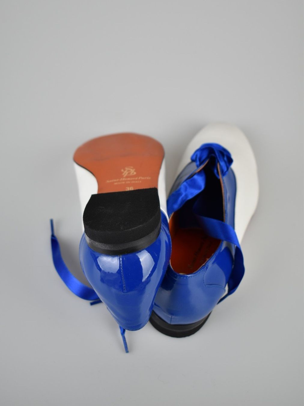 Saint - Honoré Paris Lack - Schnürschuhe Gr.36 - 2ND STORY