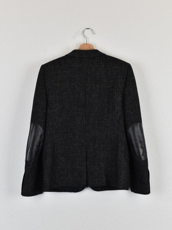 Saint Laurent Blazer, schwarz meliert, Gr. FR 38 (34/36) - Blazer - 2ND STORY