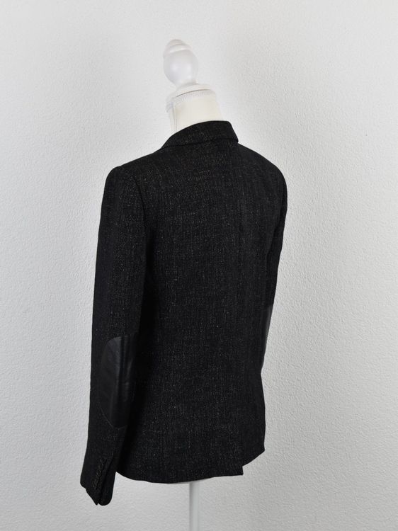 Saint Laurent Blazer, schwarz meliert, Gr. FR 38 (34/36) - Blazer - 2ND STORY