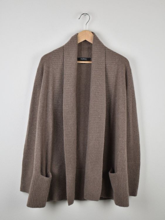 Saks Fifth Avenue Kaschmir Strickjacke Gr.M, oversized