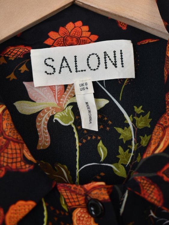 Saloni "Vanessa B" Seidenkleid, Gr.36 (UK8/US4), neuwertig - Kleid - 2ND STORY