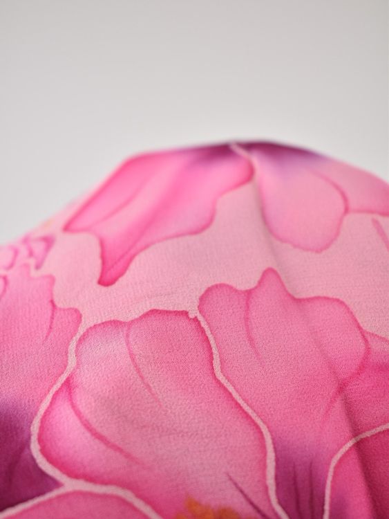 Seidenschal, handbemalt, Unikat, 51 x 146cm - 2ND STORY