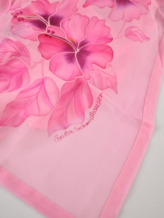 Seidenschal, handbemalt, Unikat, 51 x 146cm - 2ND STORY