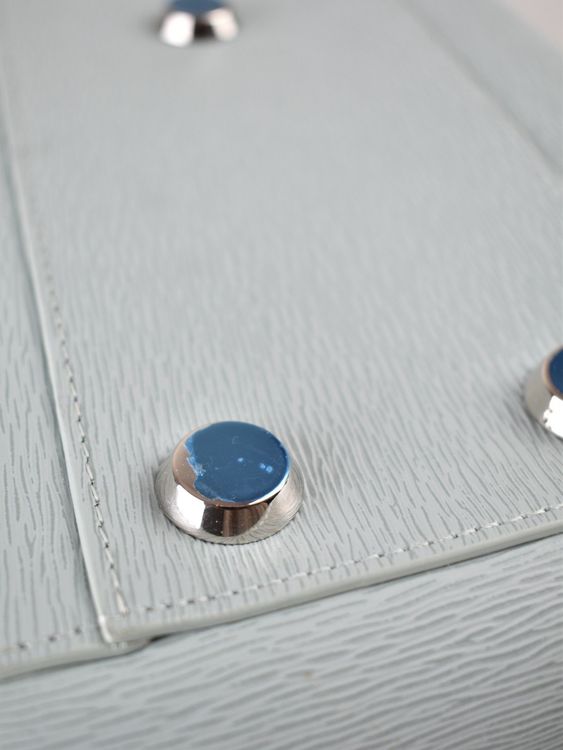 Senreve Maestra Tasche, Kaviar-Kalbsleder, eisblau