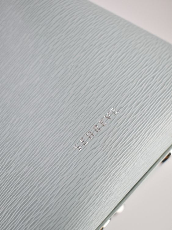 Senreve Maestra Tasche, Kaviar-Kalbsleder, eisblau