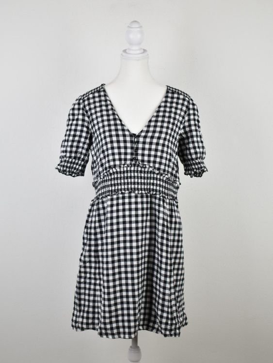 Sézane Kleid, Gr.42 (40), kariert, 100% Baumwolle - 2ND STORY