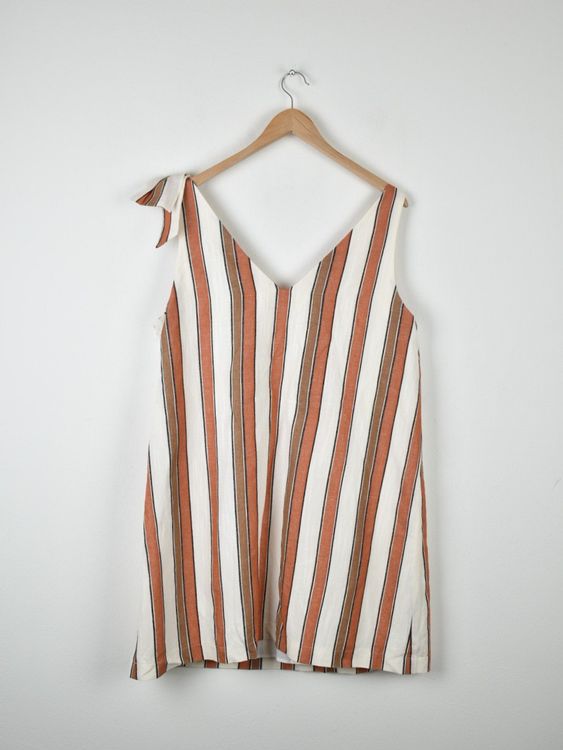 Sézane Pauline Mini - Kleid, ivory/rust, Gr.44 - Kleid - 2ND STORY