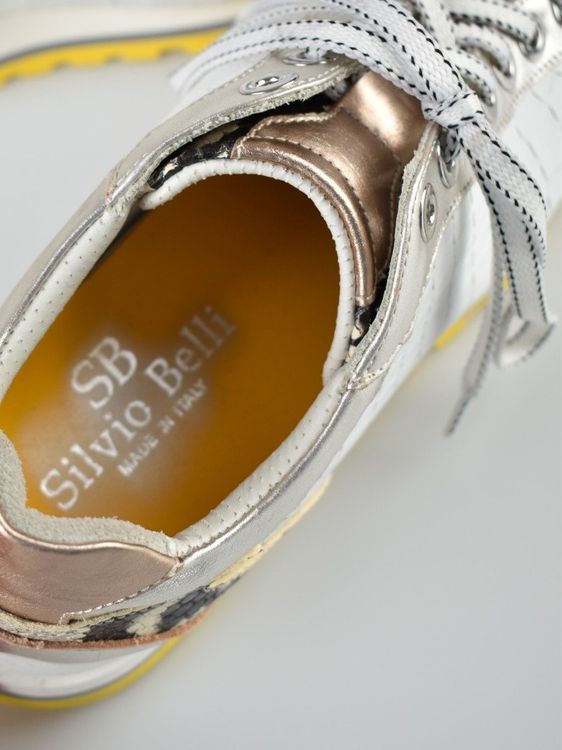 Silvio Belli Sneaker Gr.39, neuwertig, Leder - 2ND STORY
