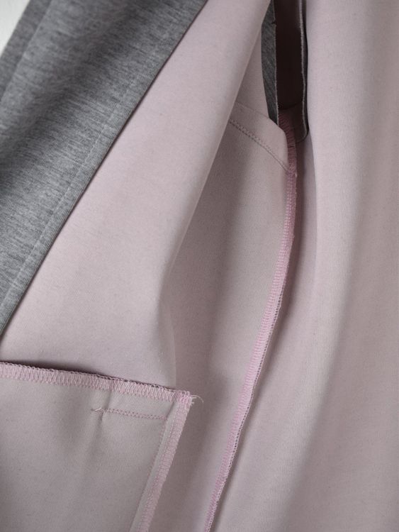 Smith & Soul leichter Blazer, Gr.S, grau/rosa - Blazer - 2ND STORY