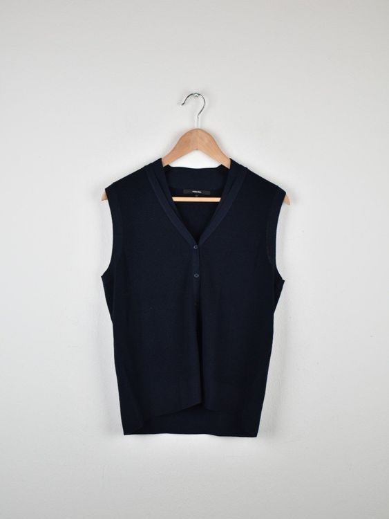 Someday Strick Gilet Gr.38, dunkelblau, neuwertig