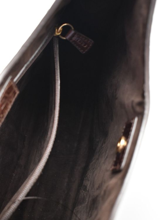 Staud Large Rey Schultertasche, braun, Leder - Handtasche - 2ND STORY