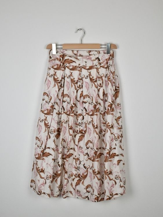 Susy Mix Midi Rock 100% Baumwolle, Gr.38/40 - 2ND STORY