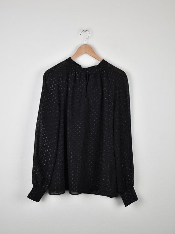 Taifun Bluse Gr.36, neu mit Etikett, schwarz - Bluse - 2ND STORY