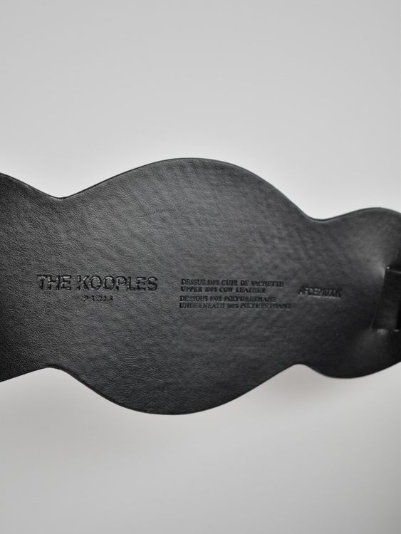 The Kooples Taillengürtel, Gr.T2 (75cm), Kalbsleder