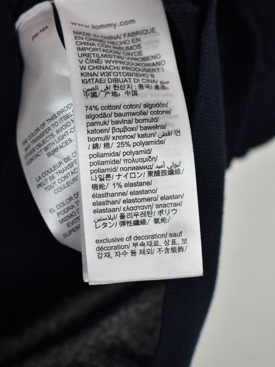 Tommy Hilfiger Feinstrick Poloshirt, 38/40 - T-Shirt - 2ND STORY