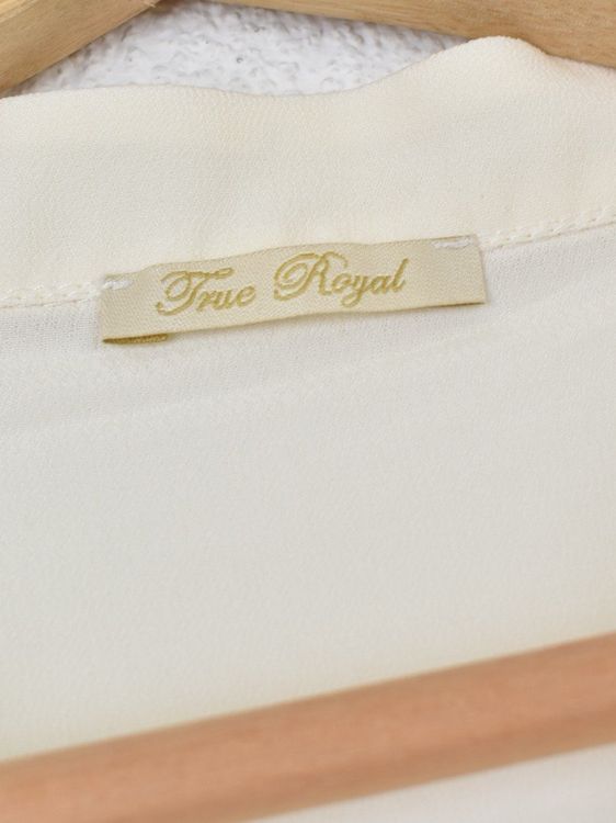 True Royal Bluse, offwhite mit Stickerei, Gr.40 (IT46) - Bluse - 2ND STORY
