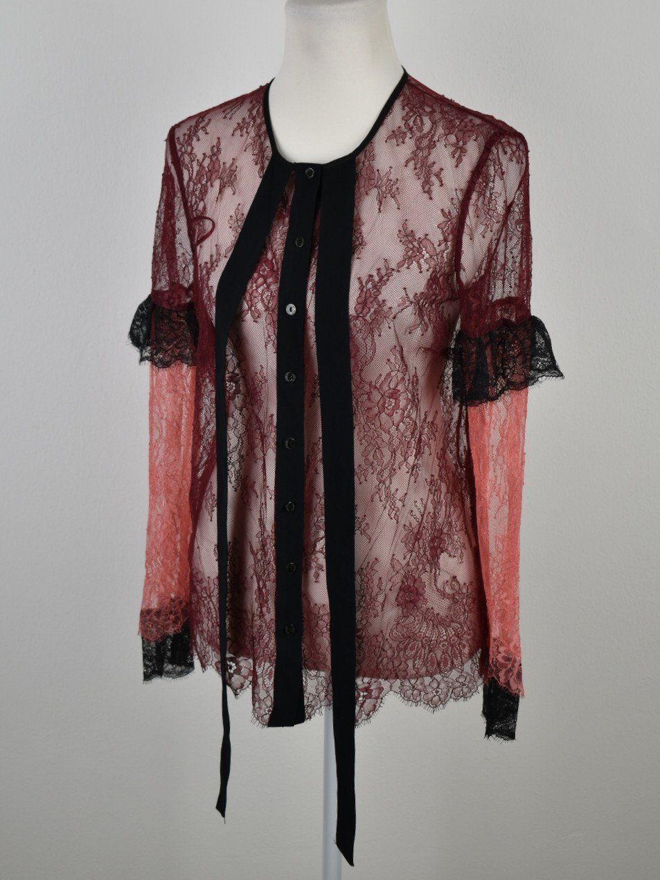 Twinset Bluse aus Spitze Gr.38 - 2ND STORY