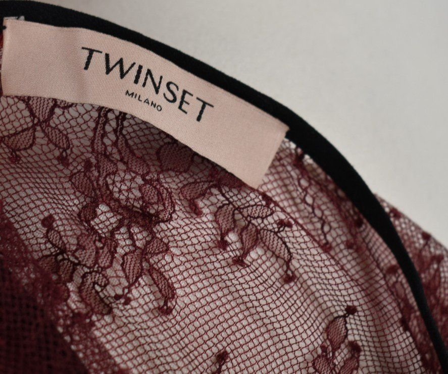 Twinset Bluse aus Spitze Gr.38 - 2ND STORY
