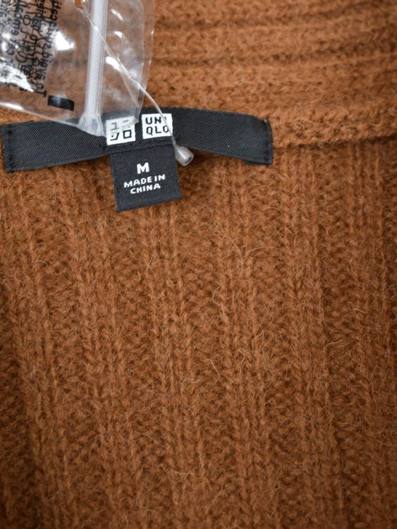 Uniqlo Strickjacke, Gr.M, ungetragen, 100% Wolle - Strickjacke - 2ND STORY