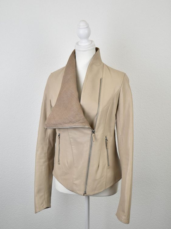Vespucci Lederjacke, Gr.36, beige, neuwertig - Lederjacke - 2ND STORY