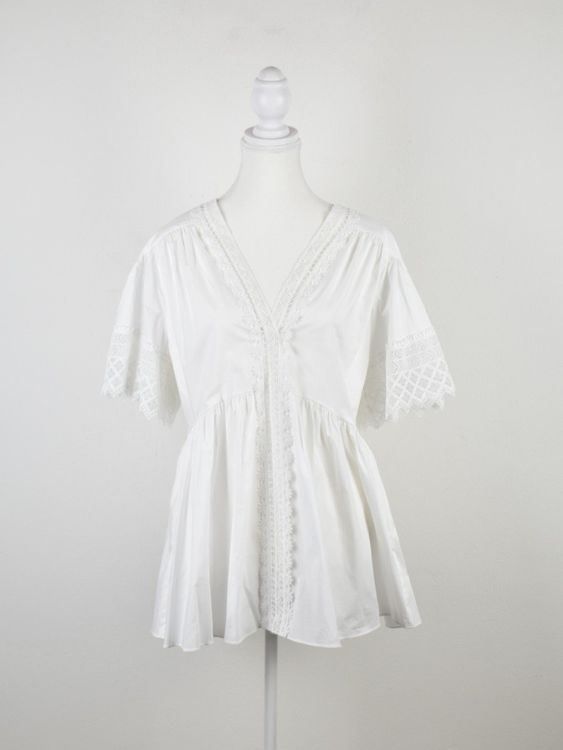 Vivetta Bluse, neu, Gr.40 (IT44), weiss - 2ND STORY