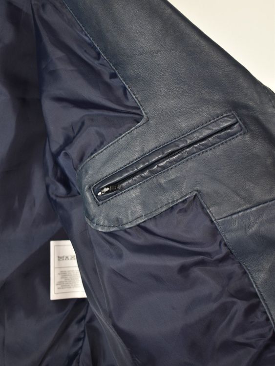 Way Leather Lederjacke Gr.M, blau, Lamm