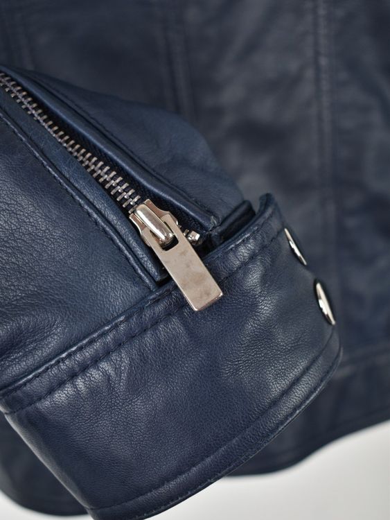Way Leather Lederjacke Gr.M, blau, Lamm