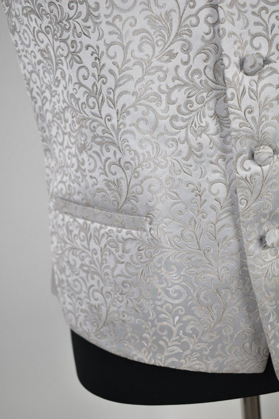 Wilvorst Anzugweste, Krawatte & Einstecktuch, Gr.M - 2ND STORY