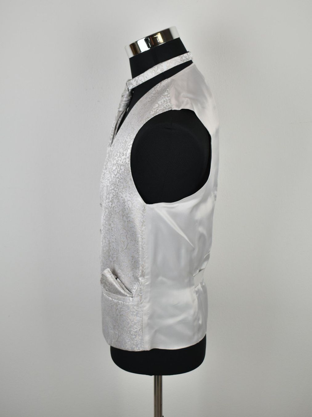 Wilvorst Anzugweste, Krawatte & Einstecktuch, Gr.M - 2ND STORY