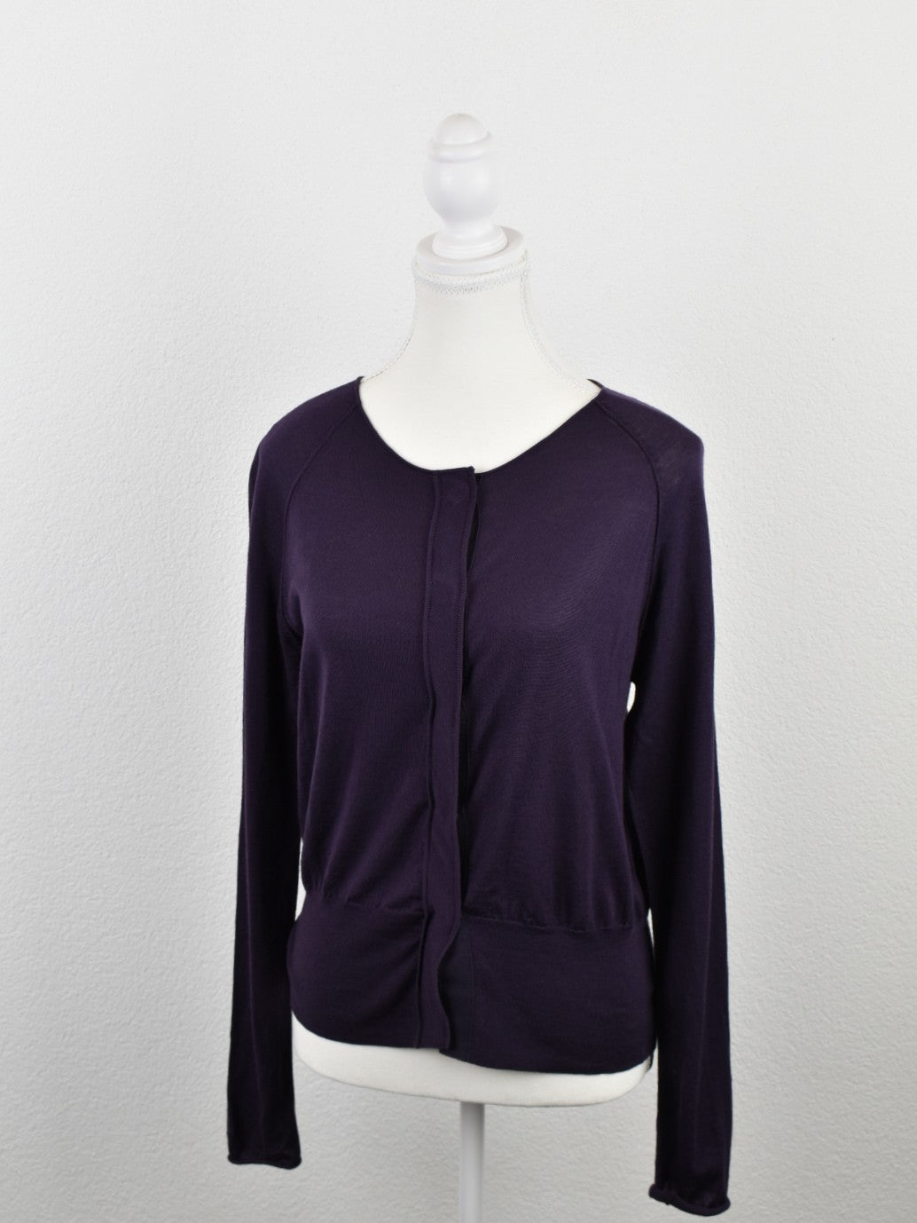 Windsor Cardigan, lila, Gr.36, 100% Schurwolle - Strickjacke - 2ND STORY