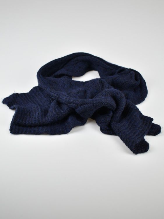 Woolrich Schal, blau, 33x220cm - 2ND STORY