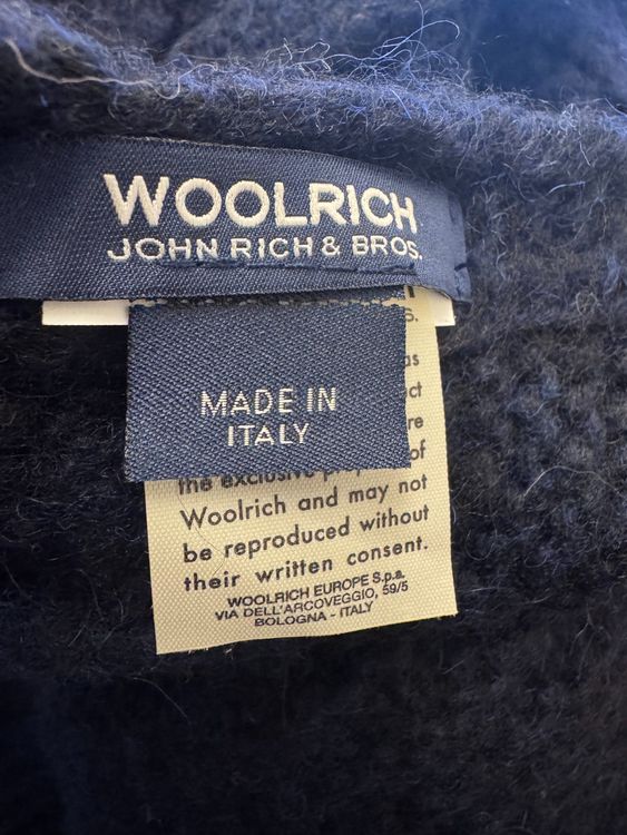 Woolrich Schal, blau, 33x220cm - 2ND STORY