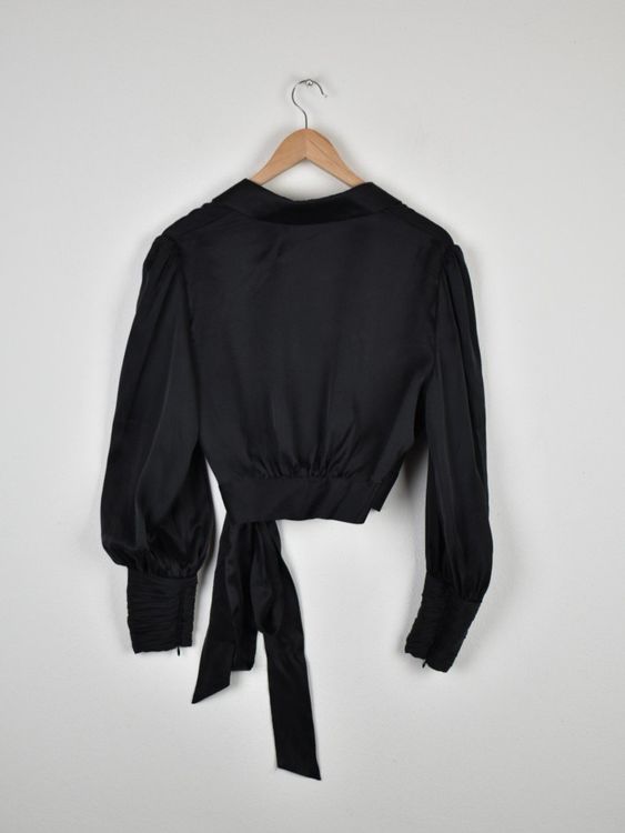 Zimmermann Wickelbluse, Gr.M (2), 100% Seide - Bluse - 2ND STORY