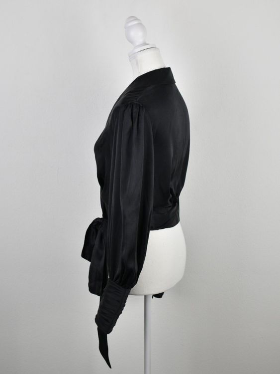 Zimmermann Wickelbluse, Gr.M (2), 100% Seide - Bluse - 2ND STORY